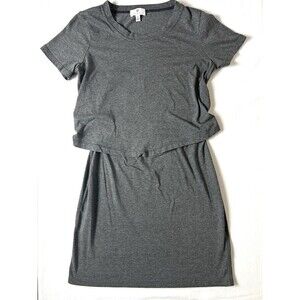 Socialite Womens Dress Gray XS Cutout Bodycon Extra Small LRC8-1
